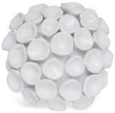 Hosleys Nimbus White Orb Wall Decor 425 Inch