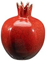 Tomyeus Artificial Pomegranate Statue Desk Decor