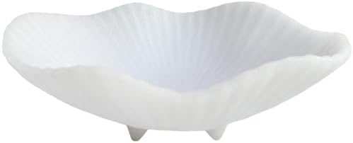 ARTRHYT Large Decorative Bowl with Scallop Pedestal