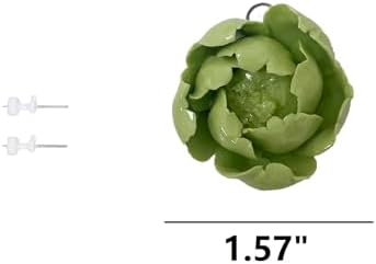 AMERRY Peony Flower Bud Ceramic Wall Sculpture
