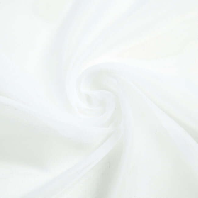 Efavormart 18 Ft Ivory Sheer Organza Curtain Panels