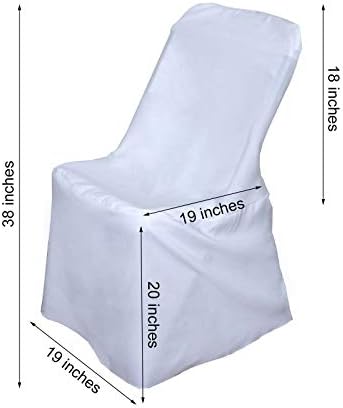 Balsa Circle Lifetime Folding Chair Covers 6 Pcs Ivory