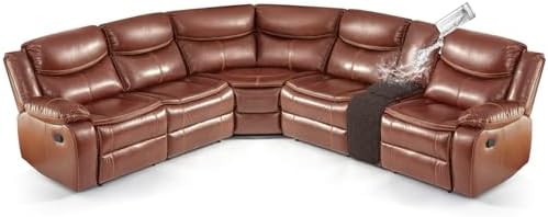 VANSOFY 5 Piece L Shape Sectional Couch Cover Set