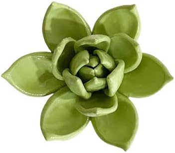 Succulent Plant 36 Inch Handmade Ceramic Wall Hanging Sculpture