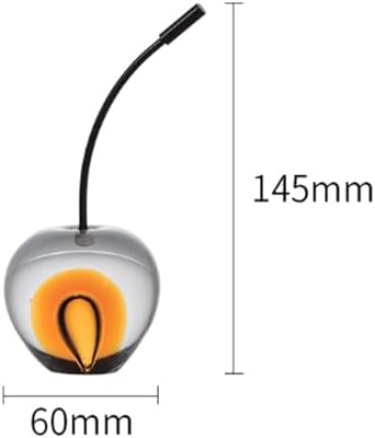 Crystal Glaze Artificial Cherry Sculpture Glass Home Decoration