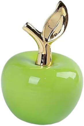 MagiDeal Ceramic Apples Statue Modern Home Decor