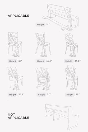 Lings Moment Blush Pink Wedding Chair Sashes 16 Pcs