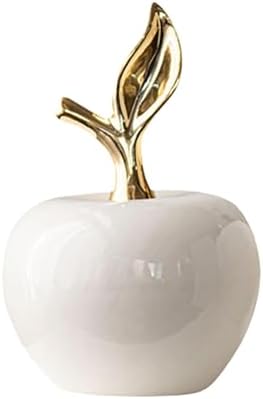IEUDNS Ceramic Apple Statue Sculpture Home Decor