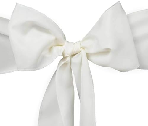 Efavormart 5PCS Ivory Chair Sashes for Wedding Events