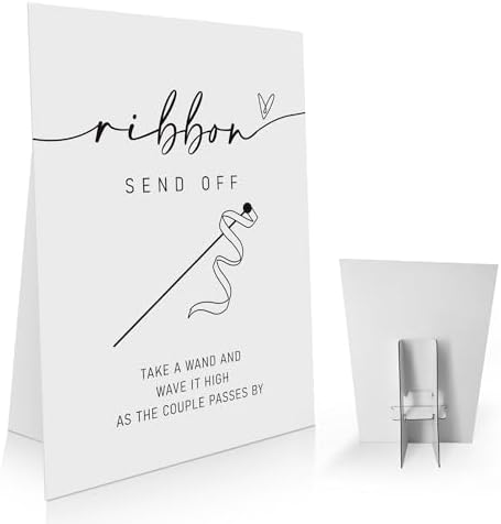 OXEDP Ribbon Send Off Sign 8x11 Inch
