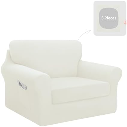 Easy-Going 3 Piece Stretch Chair Cover Set