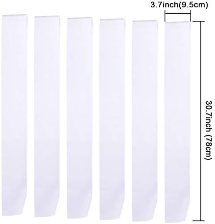 12 Piece Satin Sashes for Prom Wedding Party Accessories