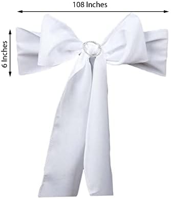 Balsa Circle 10 Piece Wedding Chair Decor Bows
