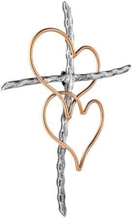 Heart Metal Wall Crosses Decor Living Room Bedroom Wedding