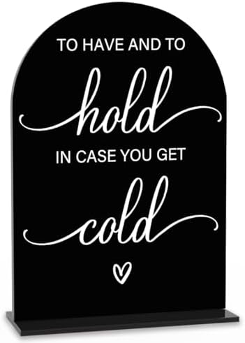 Modern Calligraphy Acrylic Wedding Sign Table Top Arch for Ceremony and Reception