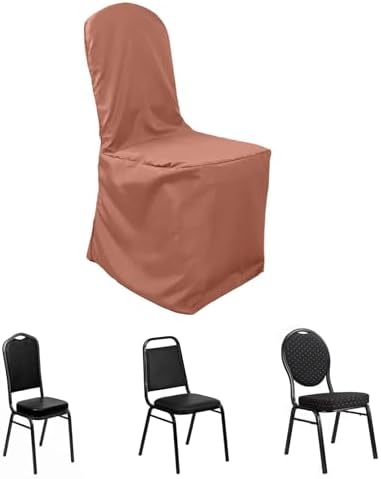 Balsa Circle 50pcs Terracotta Banquet Chair Covers