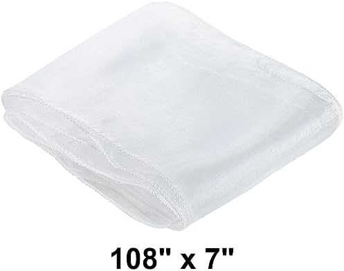 Tosnail 30 Pack White Organza Chair Sashes