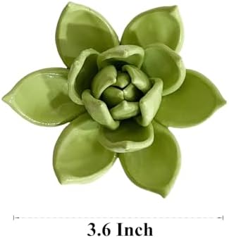 Succulent Plant 36 Inch Handmade Ceramic Wall Hanging Sculpture
