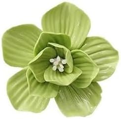 3D Ceramic Flower Wall Art Sculpture by Bi-Sonic Lee