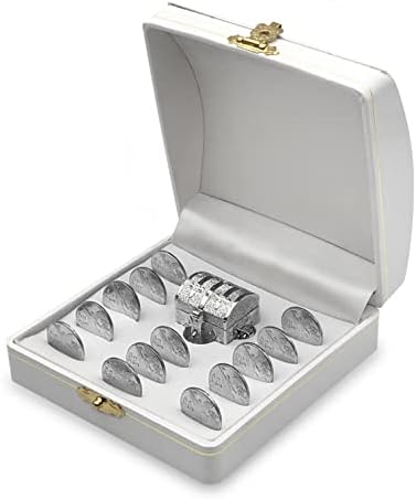 Genrico Silver Plated Wedding Unity Coins Set with Display Case