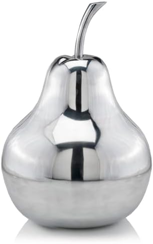 Modern Day Accents 3663 Silver Pear Sculpture