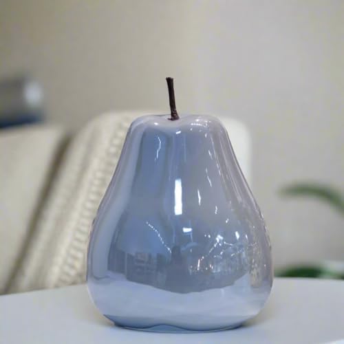 Urban Trends Ceramic Pear Figurine Blue