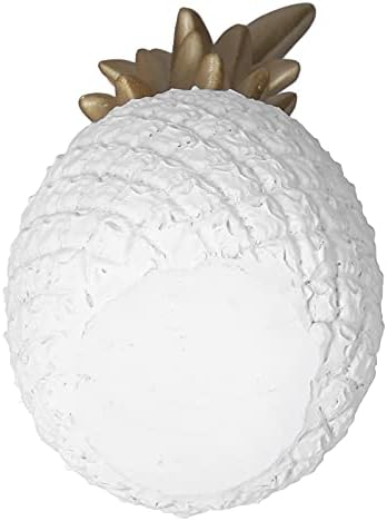 Platinum Medium Resin Pineapple Figurine Decor
