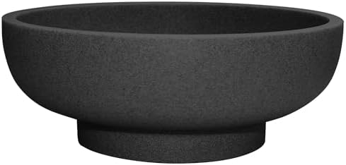 Modern Resin Decorative Bowl - Black Kitchen Entry Decor