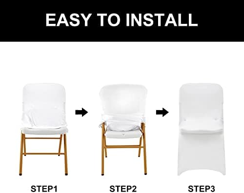Spandex Chair Covers 25PCS Stretchable for Home Events