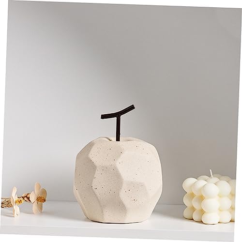 Ceramic Fruit Decorations with Geometric Design