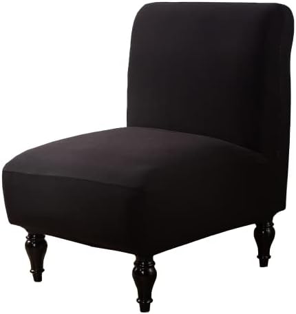SHILINTONG Armless Chair Cover Spandex Jacquard