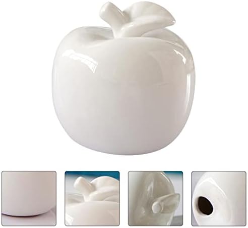 ABOOFAN 3 Pcs Ceramic Christmas Apple Ornament Decorations