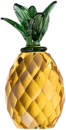 Ciieeo Crystal Pineapple Decor Statue Ornament