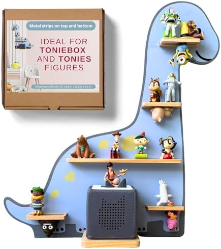 BigStep Large Dinosaur Magnetic Shelf for Toniebox