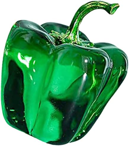 BESPORTBLE Crystal Bell Pepper Paperweight Decor