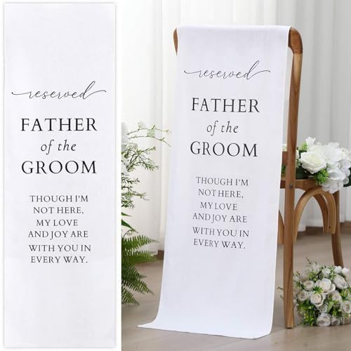 Father of the Groom Wedding Memorial Seat Sign
