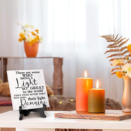 Sympathy Wooden Stand Decor for Grief and Remembrance