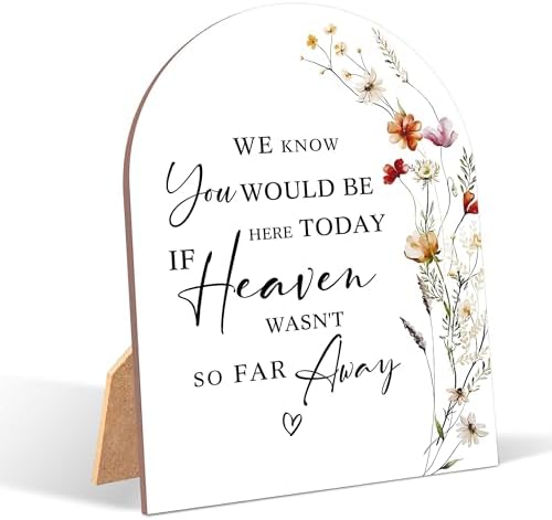 Wildflower Memorial Sign Wedding Reception Decor