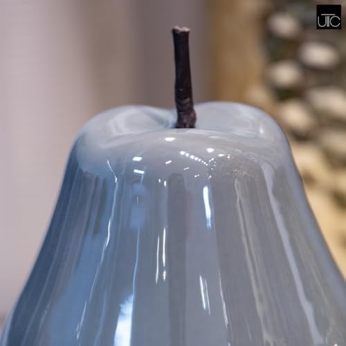 Urban Trends Ceramic Pear Figurine Blue