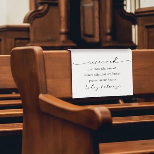 In Loving Memory Wedding Sign 1 Pc Reserved Seat Cloth