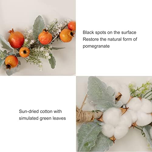 Yellow Artificial Lemon Pomegranate Swag Decor
