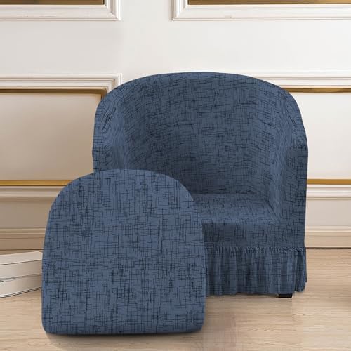 FUANGUI 2 Piece Club Chair Slipcover Set
