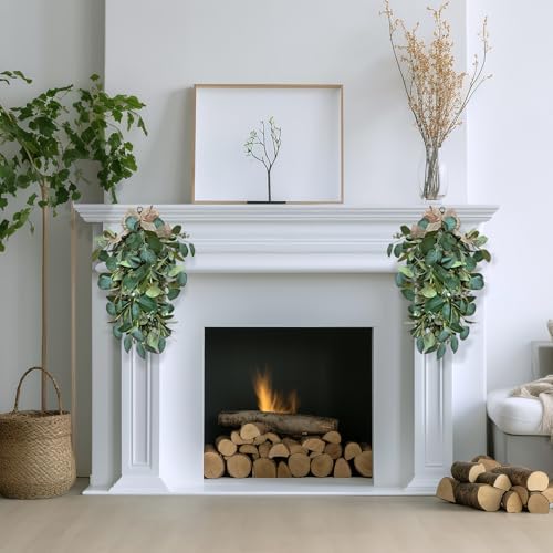 177 Inch Eucalyptus Leaf Wreath for Front Door