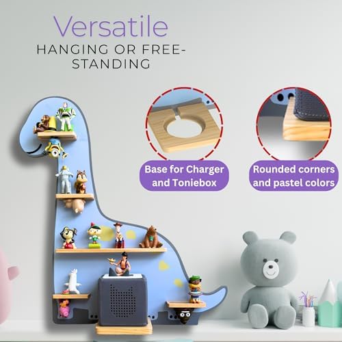 BigStep Large Dinosaur Magnetic Shelf for Toniebox