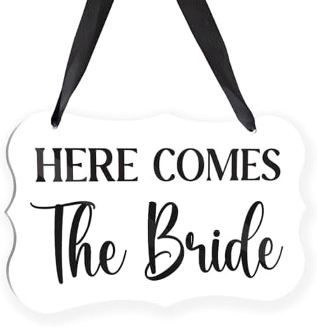 Acrylic Wedding Sign for Rustic Decorations and Events