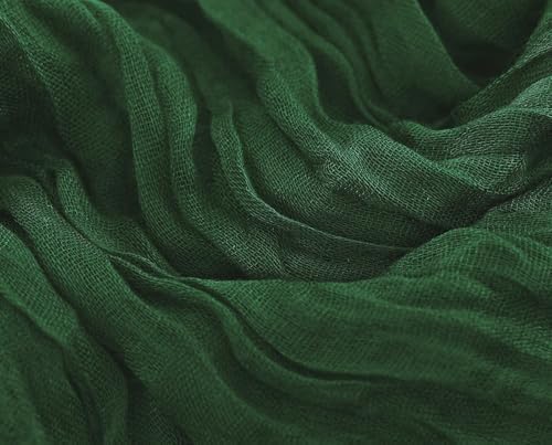 MDS Pack of 25 Cheesecloth Chair Sashes 17x70 Hunter Green