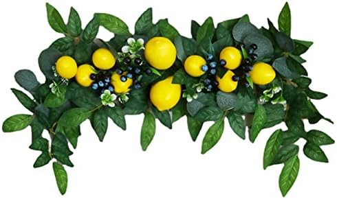256 Inch Artificial Lemon Swag for Front Door