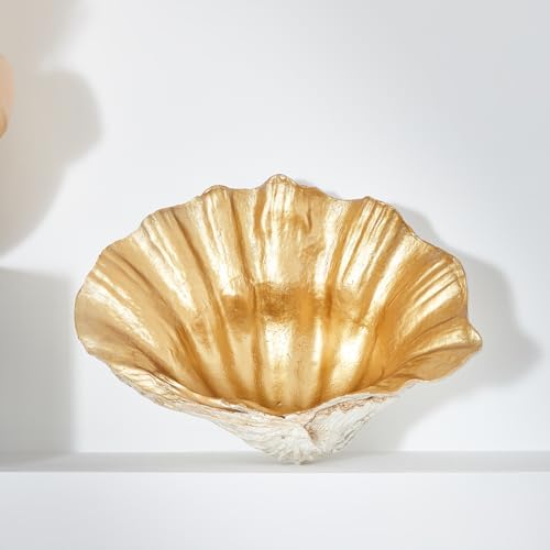 Artificial Resin Shell Decorative Bowl for Home Decor