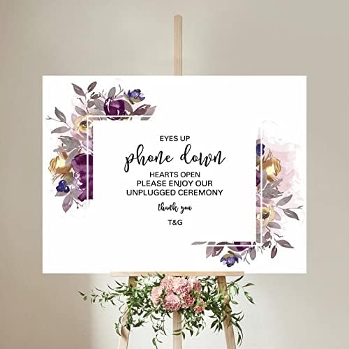 Alioyoit Personalized Wedding Welcome Sign