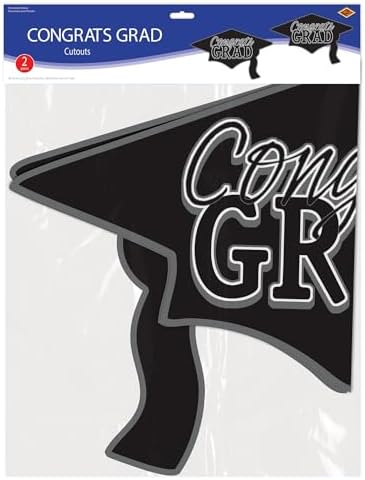 Beistle Congrats Grad Cutouts 2 Count Large